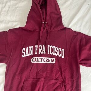 Maroon San Francisco Hoodie